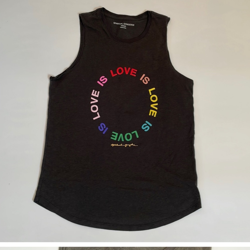 Spiritual Gangster Tank Size M Love Is Love